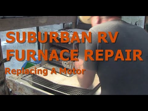 SUBURBAN RV FURNACE REPAIR - Replacing The Motor
