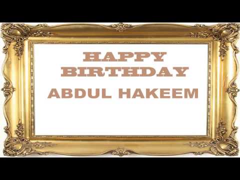 AbdulHakeem   Birthday Postcards & Postales - Happy Birthday