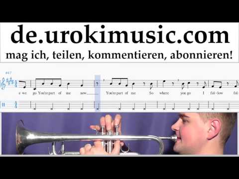 Trompete Lernen Shakira Can't Remember to Forget You Teil#2 Trompetenunterricht Noten Schule Lied