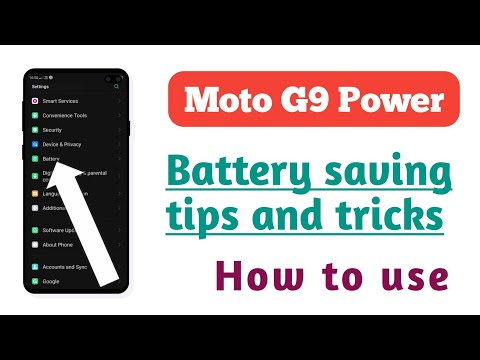 Moto G9 Power , Battery saving tips and tricks
