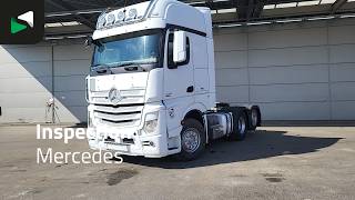 Tracteur routier Mercedes-Benz Actros 2551 Actros 6X2 GigaSpace Retarder 2x Tanks Standklima Hy | Image 4 - Autoline