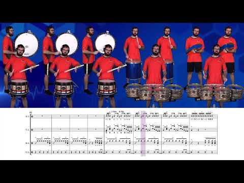 "Drumline" Cadence - Devon takes Shaun's Solo (with sheet music)