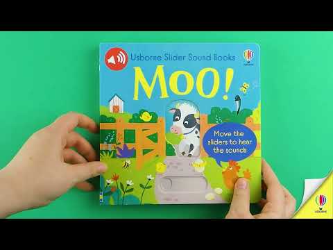 Книга Usborne Slider Sound Books: Moo! video 1