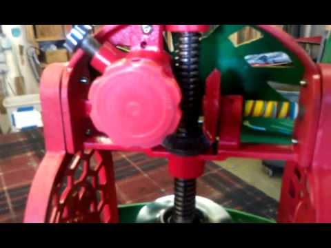 70 year old ice shaving machine restored