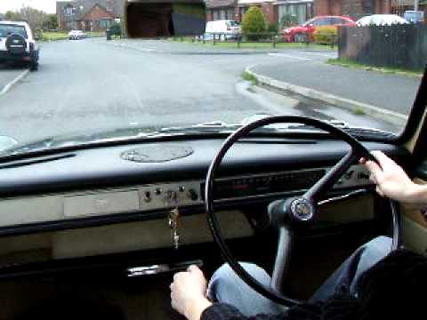 Austin 1100 driving