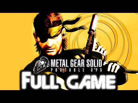 METAL GEAR SOLID: PORTABLE OPS Gameplay Walkthrough FULL GAME (2K 60FPS) No Commentary