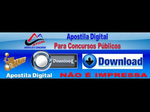 Apostila Digital para Concurso Público Apostila Concurso Atual