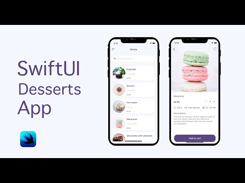 SwiftUI - Speed code - Dessert App UI Using SwiftUI - SwiftUI Tutorials