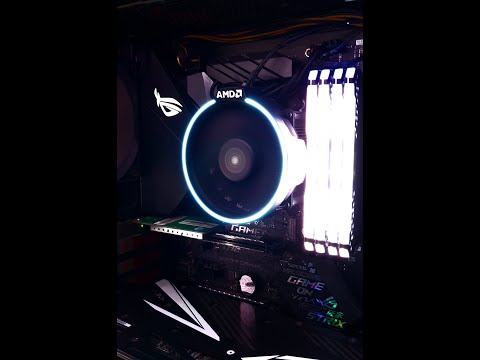 Fan Cooler AMD Wraith Spire Socket AM4 RGB Led 4 Pines CPU