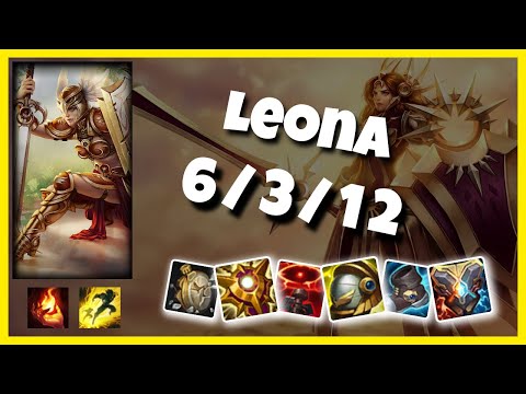 Leona vs Rakan KOREAN Challenger SUPPORT (6/3/12) Gameplay Replay - Patch 10.23