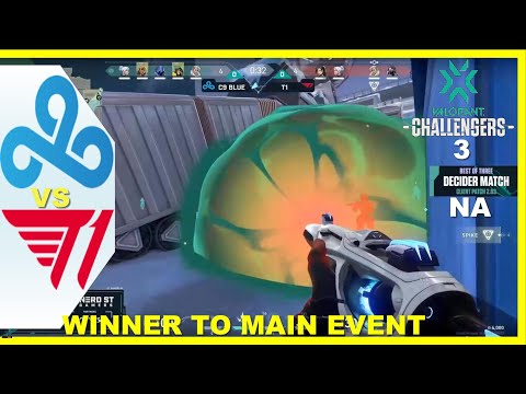 C9 BLUE vs T1 - All HIGHLIGHT - VALORANT VCT 2021: NA - Stage 01 Challengers 3 - Qualifier
