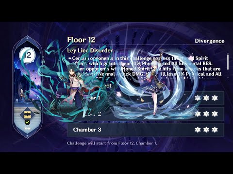 NEW 2.4 Spiral Abyss - Floor 12 | T.A.B & Morgana | 9 Star Clear