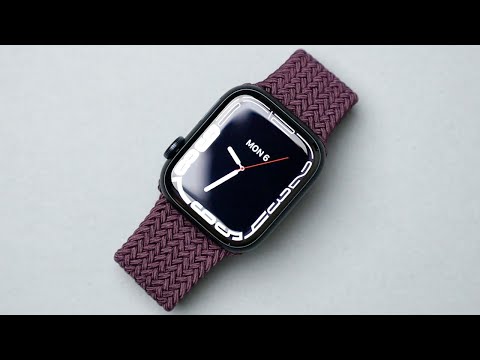 Apple Watch Series 7 Braided Solo Loop Review (Dark Cherry)