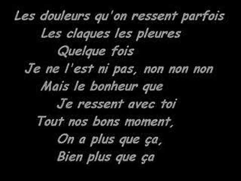 J'ai besoin de toi dans ma vie