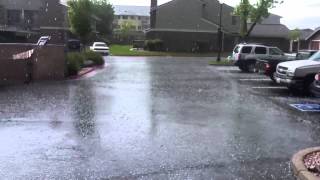 Hanford California hail storm