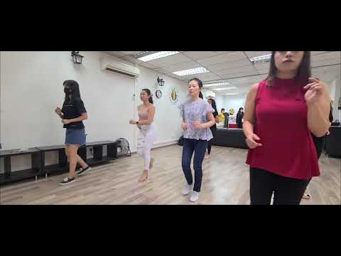 Improver Bachata solo shines class demo to Tones and I - Dance Monkey Bachata Remix