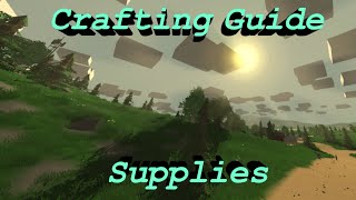preview picture of video 'Unturned Crafting Guide - Supplies'