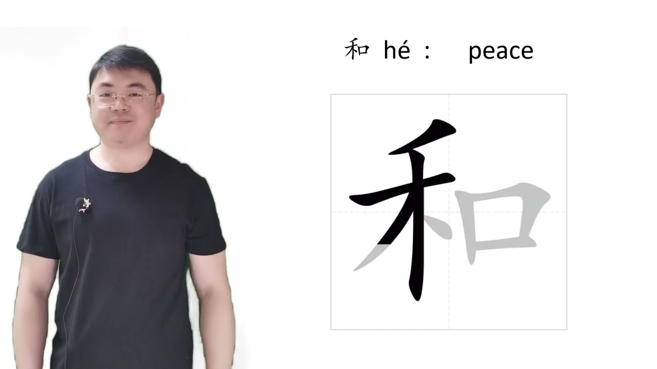 Basic strokes of Chinese characters/lesson 22/beginner's level