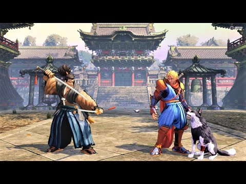 Jubei Yagyu vs  Galford (Hardest AI) - SAMURAI SHODOWN