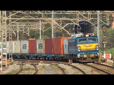 Trenes de todo tipo por Barcelona. Renfe Mercancias, Privadas y Cercanias - Rodalies