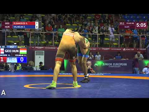 Qual. FS - 65 kg: G. ELBAKIDZE (GEO) v. Z. VILHELM (HUN)