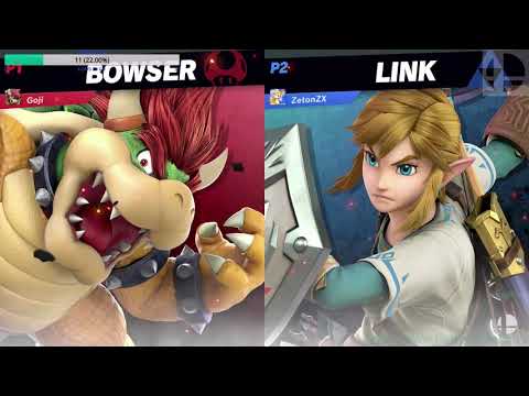 Goji (Bowser) vs Zeton (Link) - Smash Ultimate Friendlies