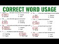 Correct Word Usage | Civil Service Exam Reviewer
