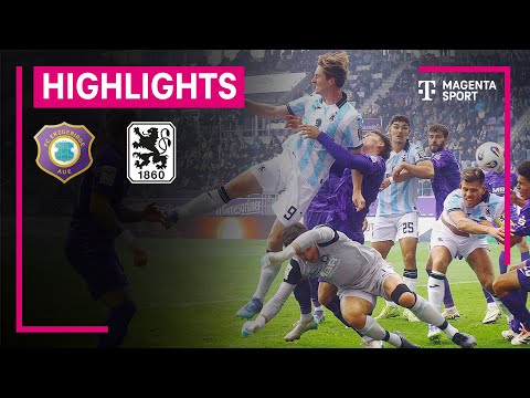 Erzgebirge Aue - TSV 1860 München | Highlights 3. Liga | MAGENTA SPORT