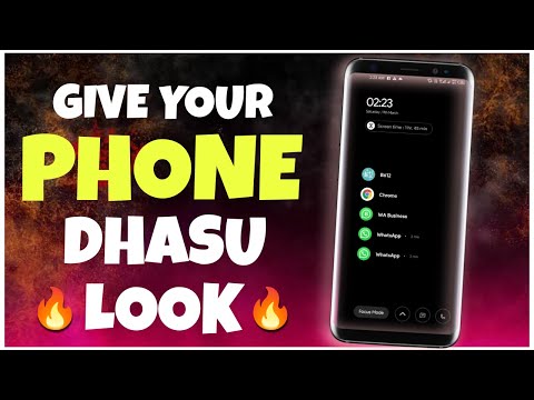 Give Your PHONE Dhasu Look 🔥| Boring Phone Into Dhasu Look