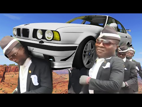 COFFIN FUNERAL DANCE MEME #24 - ASTRONOMIA COVER - BeamNG Drive