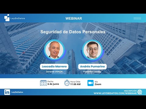 Webinar Seguridad de los Datos - LeyDeDatos.com