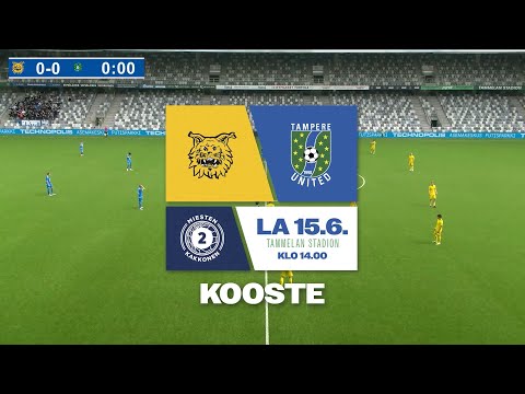 KOOSTE: Ilves 2 – Tampere United / Kakkonen / 15.6.2024 / Tammelan Stadion