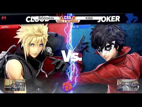 Clemson Smash Series 38 - Winners - Spidokin (Pikachu, Cloud) vs. KB2 (Joker) - SSBU