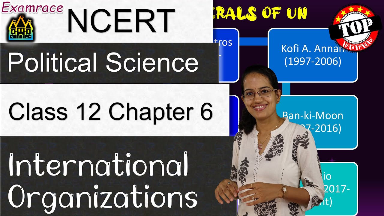 NCERT Class 12 Political Science World Politics Chapter 6: International Organizations CUET UG