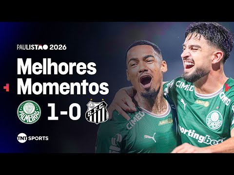 PALMEIRAS 1X0 SANTOS | MELHORES MOMENTOS | PAULISTÃO 2026