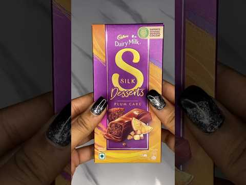 Cadbury Dairy Milk Silk Plum Cake 🍫🍭😋🤤#asmr #shorts