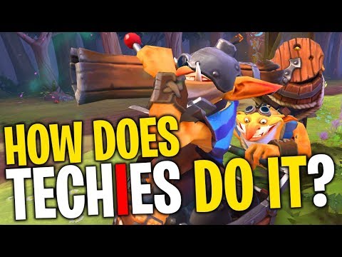 How Does Techies Do It? - DotA 2 Funny Moments
