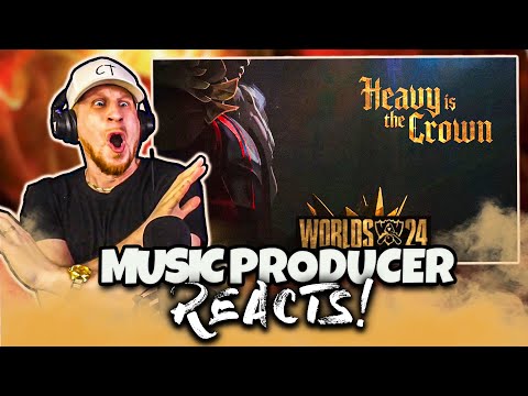 Music Producer REACTS to HEAVY IS THE CROWN 👑 Linkin Park | League of Legends WORLDS 2024 ANTHEM 🔥