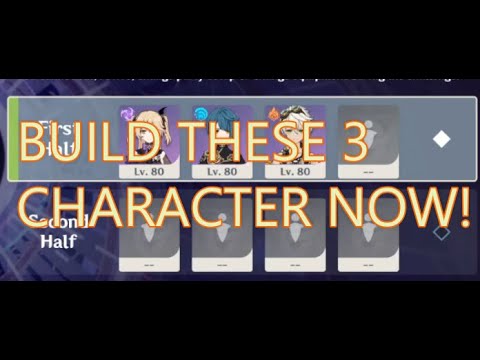 BUILD THESE 3 CHARACTER NOW! THEY CAN CARRY U IN FLOOR 12