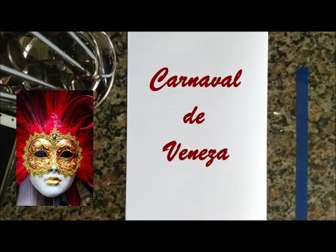 Desenho: Máscara do Carnaval de Veneza