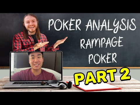 Rampage Poker is Wild - Super HIGHSTAKES vlog Analysis part 2!