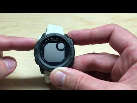 Garmin Instinct - How to do a Hard Restart