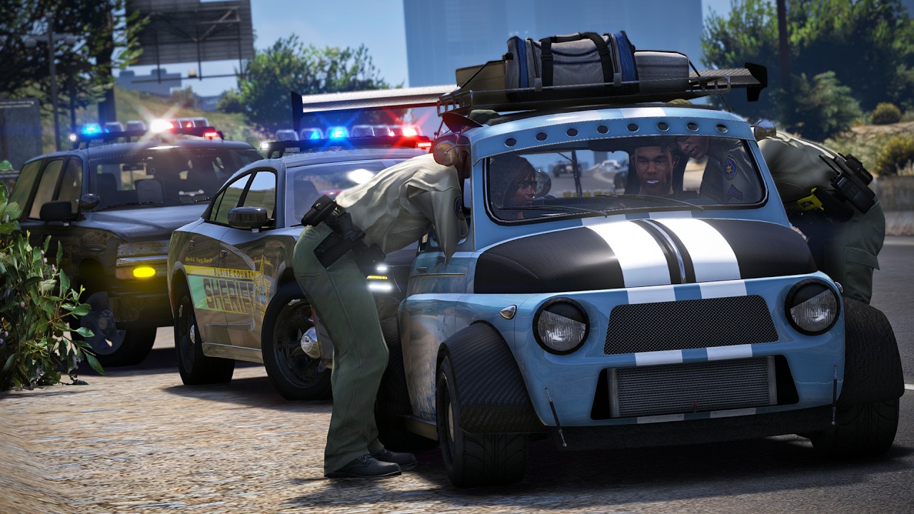 This Pursuit Escalates Quickly in GTA RP