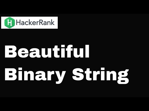 Hackerrank Beautiful Binary String