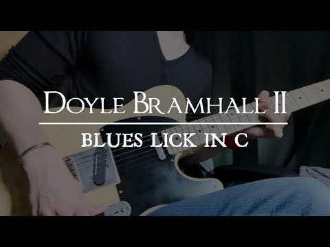 Today’s Blues Lick - Doyle Bramhall II style in C