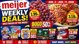 🇺🇸 Meijer Weekly Ad Aug. 5–11, 2026 | Best Grocery Deals, BOGO Offers & Back to School Savings