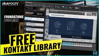 Video thumbnail for FREE KONTAKT LIBRARY - Heavyocity FOUNDATIONS Synth Bass by BenoniStudio