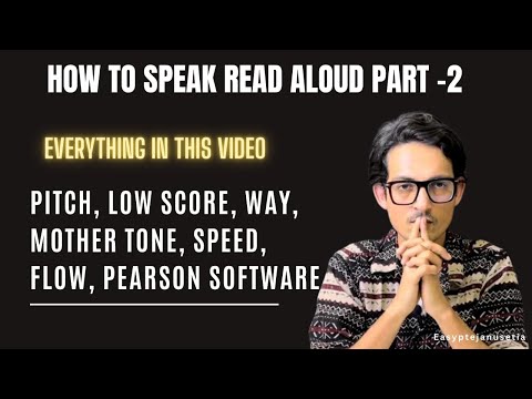 HOW TO SPEAK READ ALOUD |  PTE SPEAKING TRICK || WAY OF SPEAKING , MOTHER TONE, FLOW, LOW MARKS