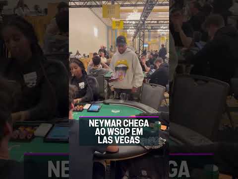 NEYMAR CHEGOU PARA DISPUTAR CAMPEONATO DE POKER #shorts