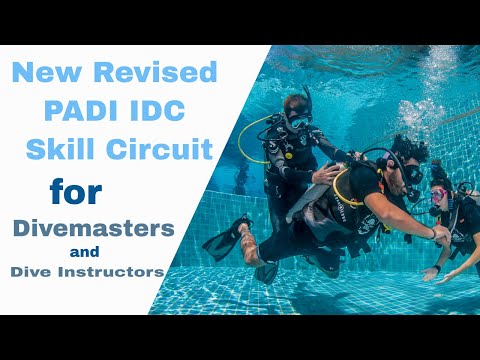 PADI IDC Skills Circuit 🔥 PADI Divemaster Skill Circuit • Neutrally Buoyant